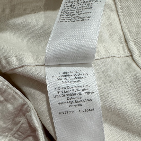 Madewell Women's Straight Leg Jeans - Cream size 31 style #NV175 SU25 - Picture 11 of 11